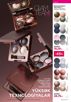 Faberlik kataloqu 4 2026 gürcü dilində səhifə 71