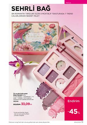 Faberlik kataloqu 4 2026 gürcü dilində səhifə 73