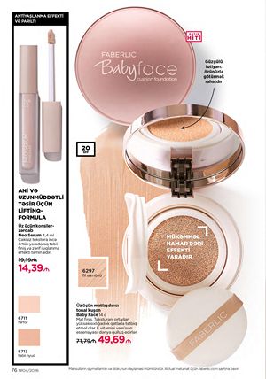 Faberlik kataloqu 4 2026 gürcü dilində səhifə 76