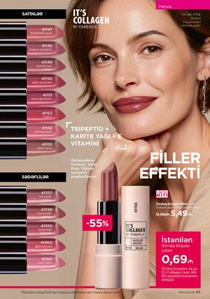 Faberlik kataloqu 4 2026 gürcü dilində səhifə 85