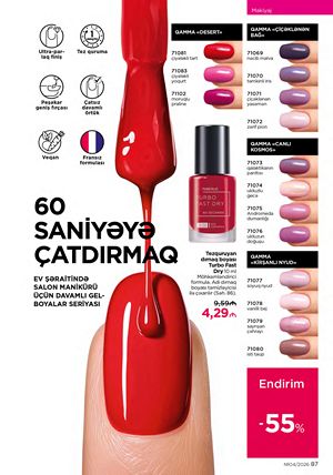 Faberlik kataloqu 4 2026 gürcü dilində səhifə 87