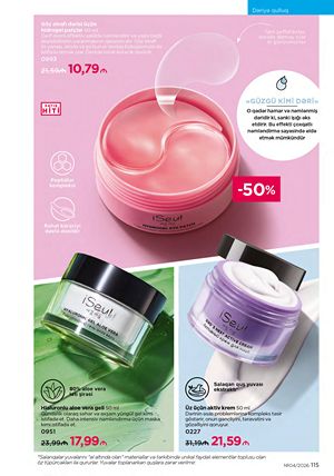 Faberlik kataloqu 4 2026 gürcü dilində səhifə 115