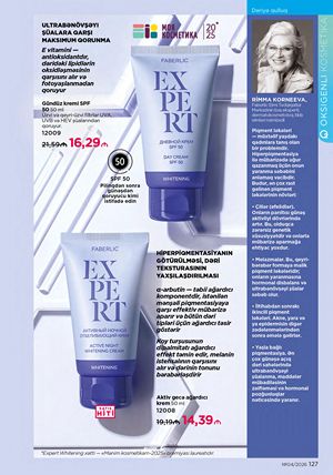 Faberlik kataloqu 4 2026 gürcü dilində səhifə 127