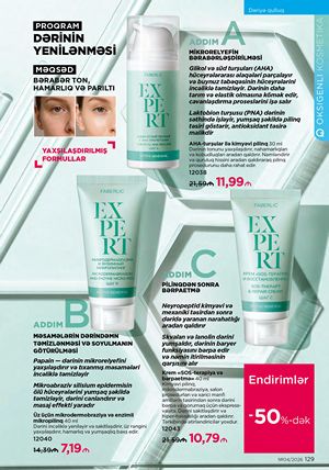 Faberlik kataloqu 4 2026 gürcü dilində səhifə 129