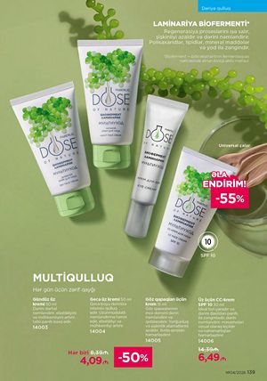 Faberlik kataloqu 4 2026 gürcü dilində səhifə 139