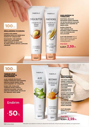 Faberlik kataloqu 4 2026 gürcü dilində səhifə 140