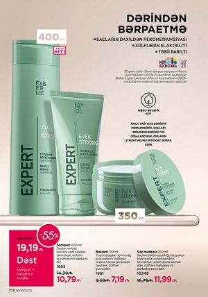 Faberlik kataloqu 4 2026 gürcü dilində səhifə 158