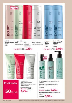 Faberlik kataloqu 4 2026 gürcü dilində səhifə 160