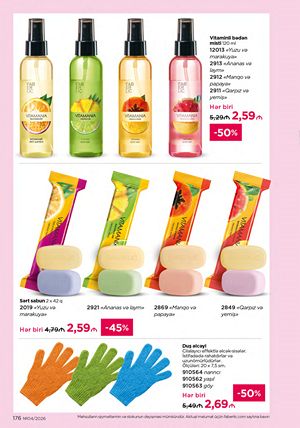 Faberlik kataloqu 4 2026 gürcü dilində səhifə 176