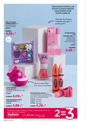 Faberlik kataloqu 4 2026 gürcü dilində səhifə 206