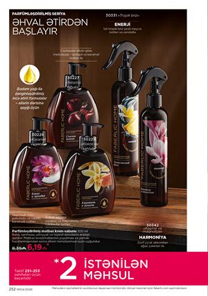 Faberlik kataloqu 4 2026 gürcü dilində səhifə 252